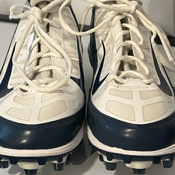 Nike Air Zoom Superbad Football Lace Up Cleats White/Blue Size 11 New no box - Picture 4 of 15